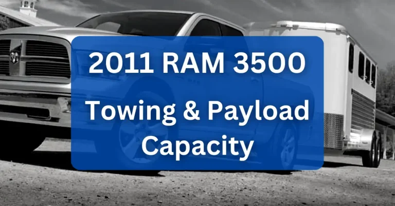 2011 RAM 3500 Towing Payload Capacity