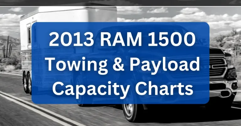 2013 RAM 1500 Towing Capacity & Payload (with Charts)