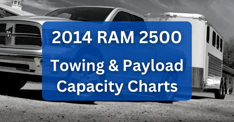 2014 RAM 2500 Towing Payload Capacity Charts