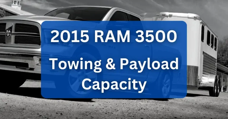 2015 RAM 3500 Towing Payload Capacity