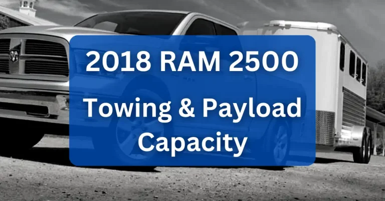 2018 RAM 2500 Towing Payload Capacity Charts